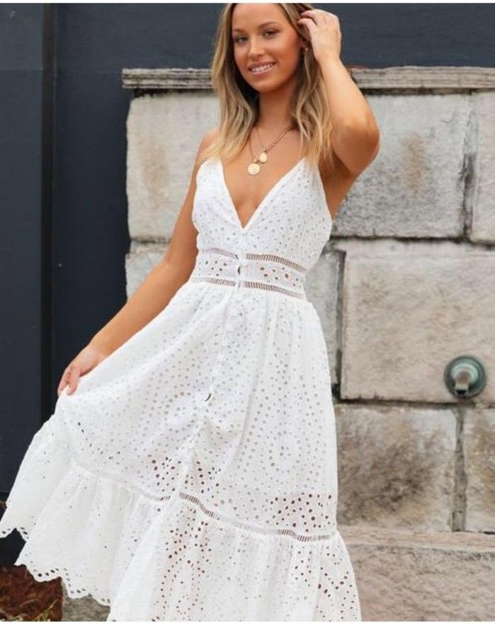White Goddess Dress Size 12