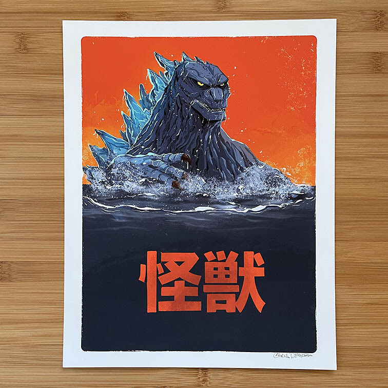 11&quot;x14&quot; Kaiju