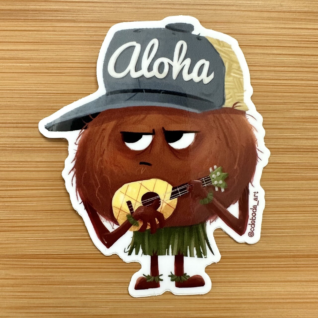 Aloha Coconut Sticker