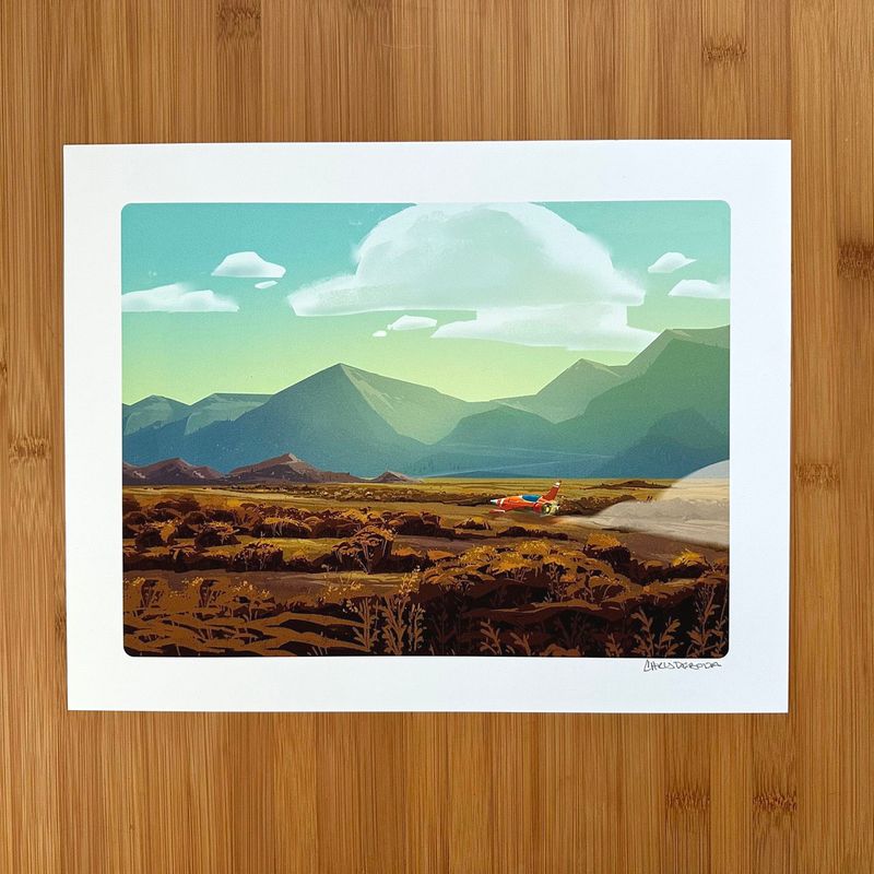 11&quot;x14&quot; Landscape Racer