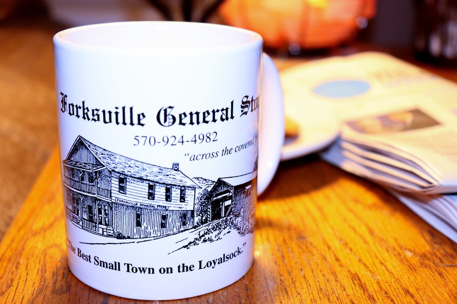 Forksville General Store- White Coffee Mug