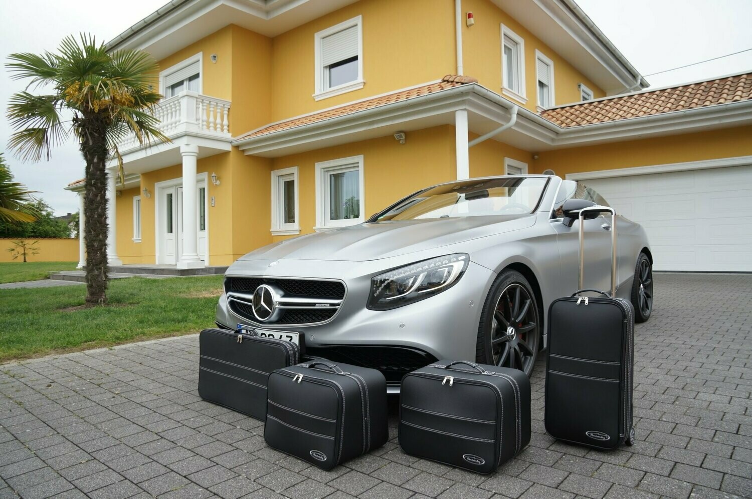 Roadsterbag suitcase set Mercedes S-Class Cabrio (A217) (no sound system)