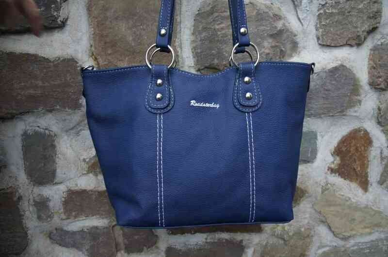 Roadsterbag lederen damestas Blue