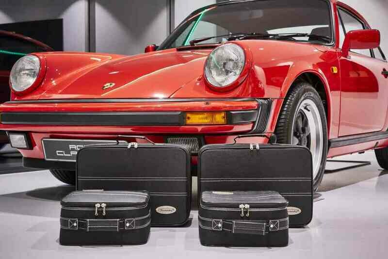 Roadsterbag suitcase set Porsche G-model rear seat (partial leather)