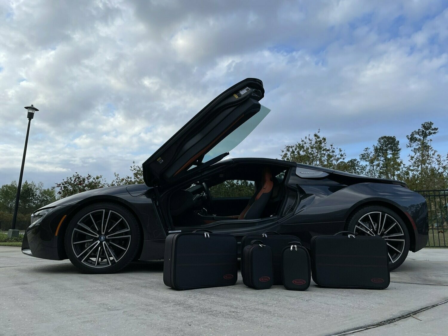 Roadsterbag suitcase set for BMW i8 Cabriolet