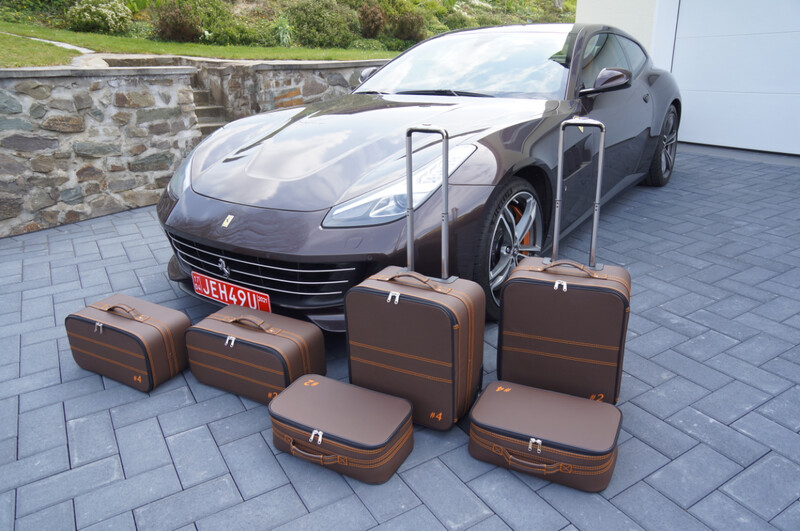 Roadsterbag suitcase set Ferrari GTC 4 Lusso Brown
