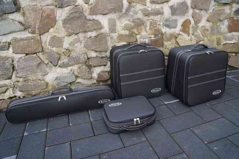 Roadsterbag suitcase set Aston Martin Vantage Volante 2024 4-piece Black leather