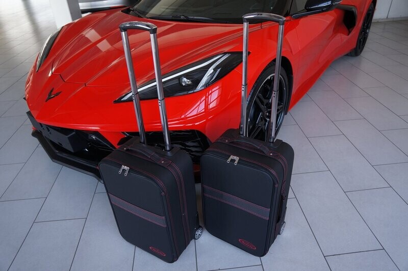 Roadsterbag kofferset Chevrolet Corvette C8 achterzijde (US versie)