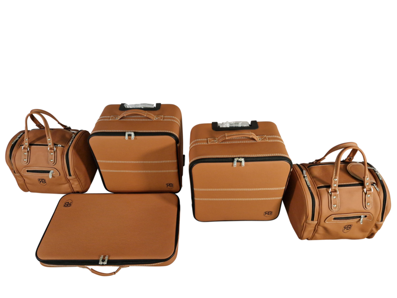 Roadsterbag suitcase set Aston Martin DB12 Coupe 5-piece natural leather