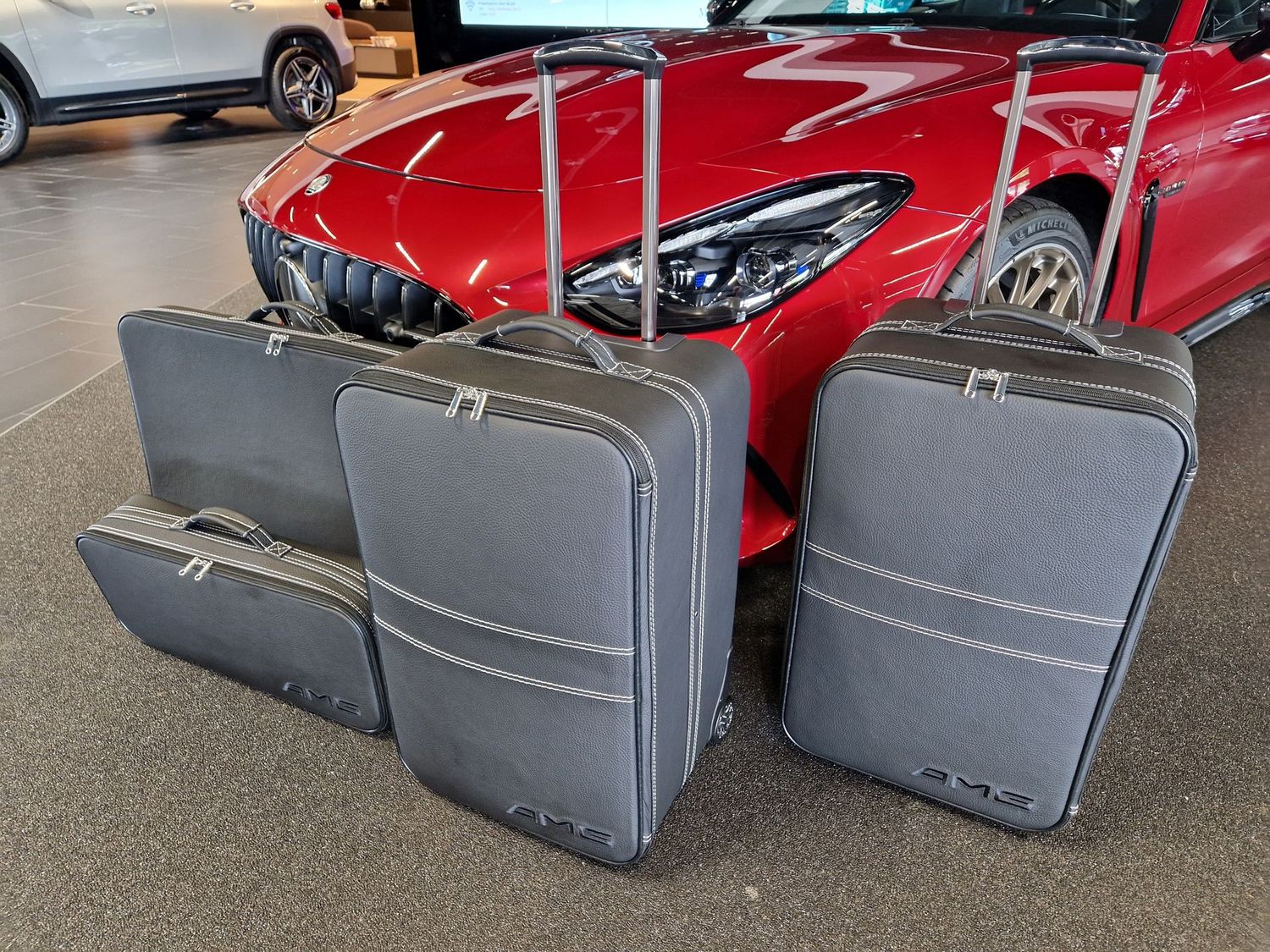 Roadsterbag suitcase set Mercedes AMG GT Coupe 2024 6-piece leather
