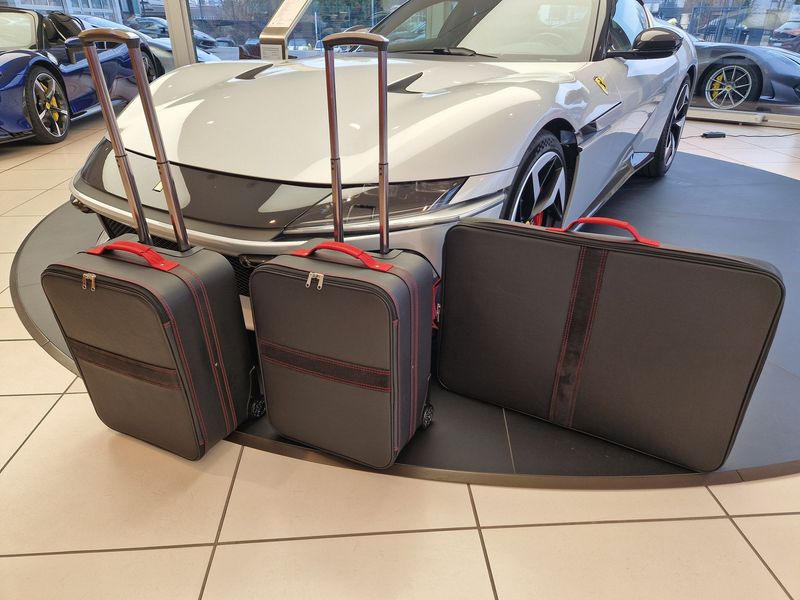 Roadsterbag suitcase set Ferrari 12 Cilindri (3-pcs)