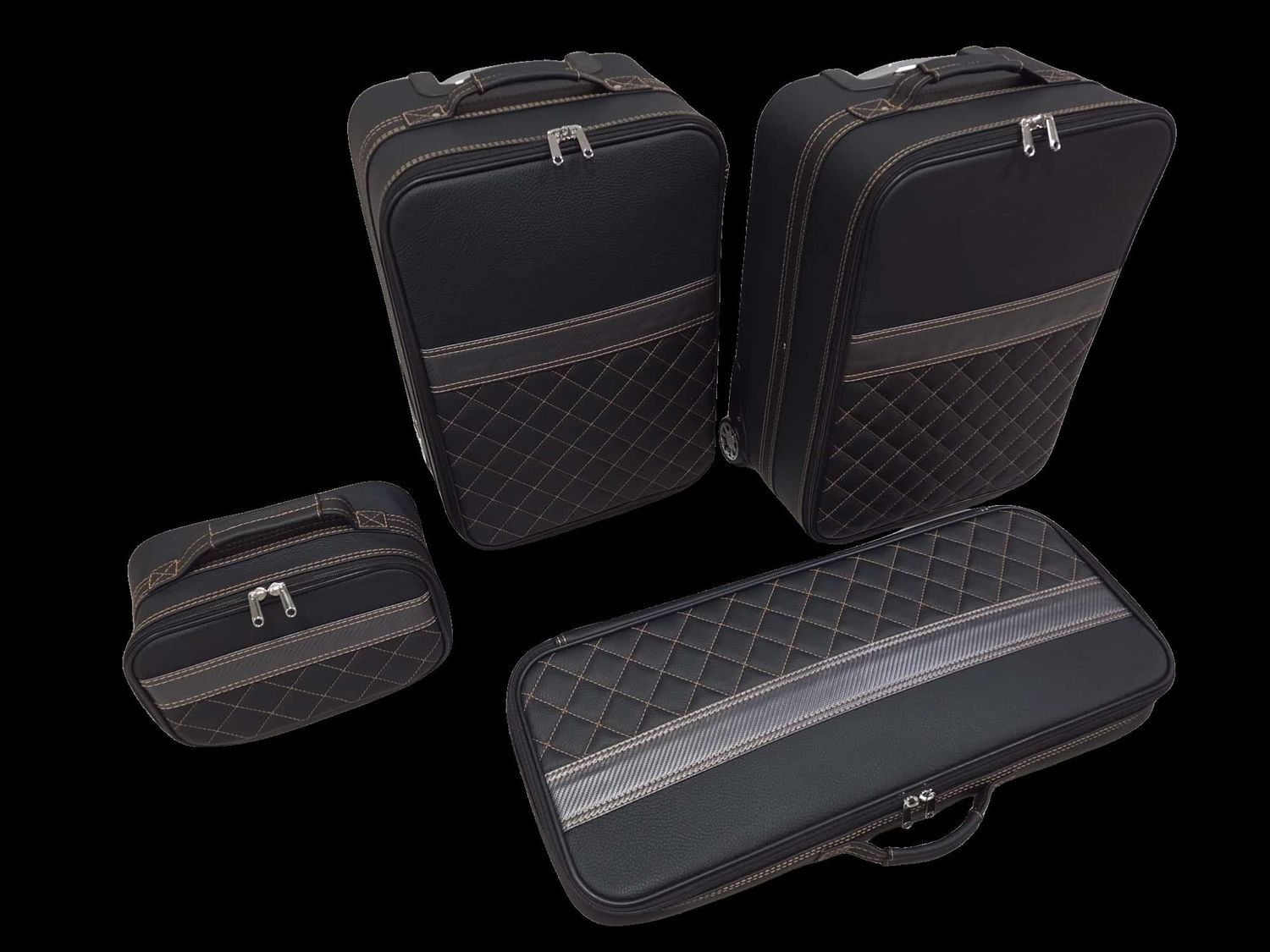 Roadsterbag kofferset Ferrari 812 GTS-Diamond Cuoio