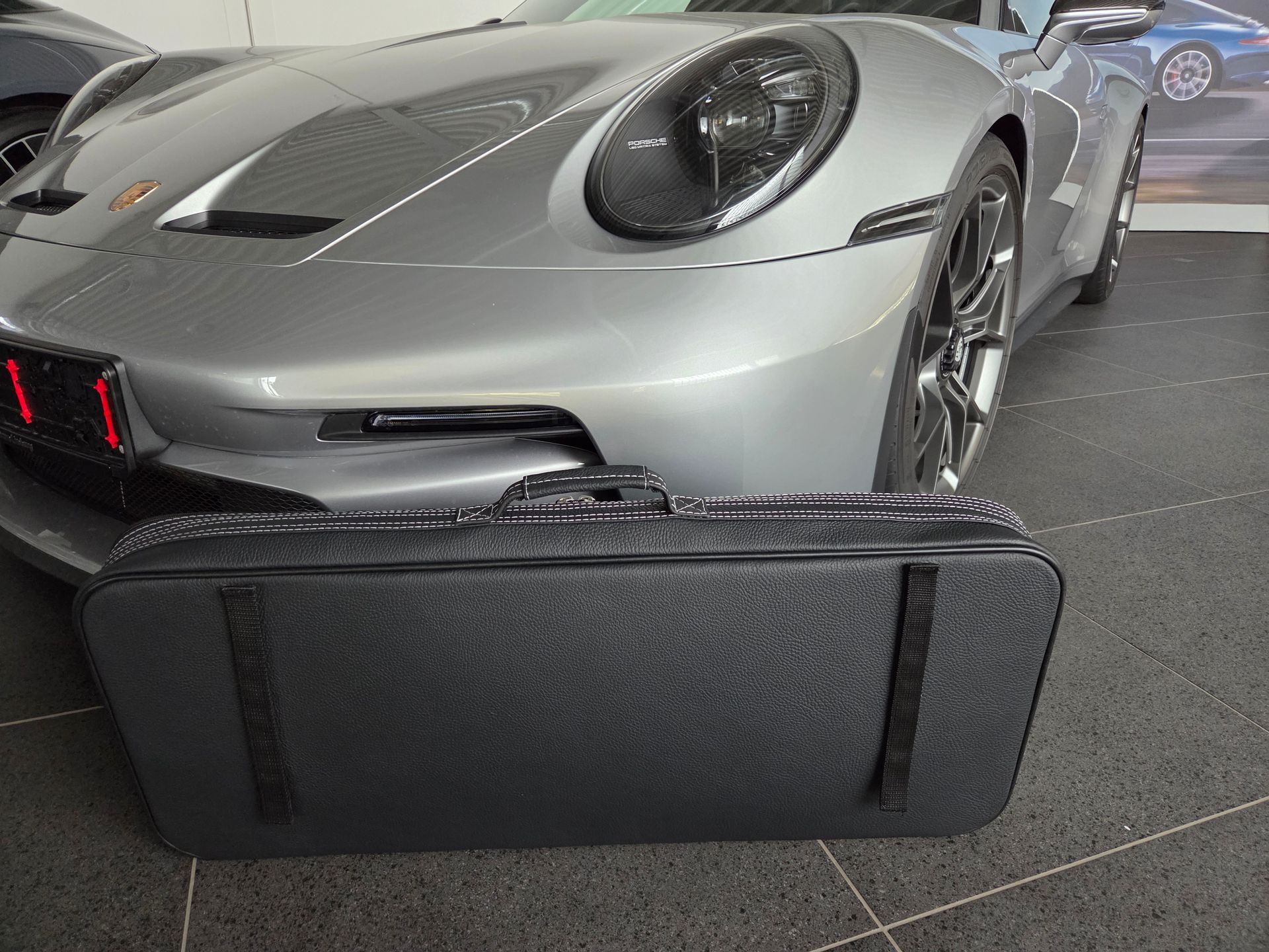 Roadsterbag koffer Porsche 992 GT3 Touring hoedenplank (leder)