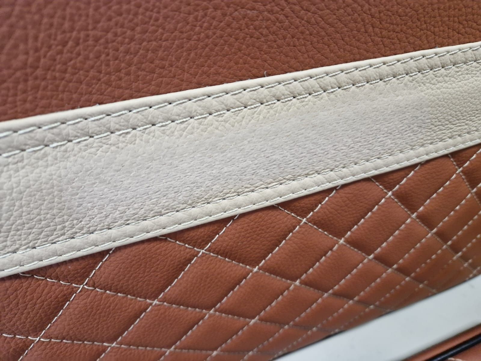 Roadsterbag kofferset Porsche 991 achterbank Coupe/Targa/Cabrio in Terra leder