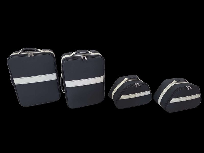 Roadsterbag suitcase set Bentley Continental GTC Hybrid 2024- (4-pcs) Pacific and Hermes Djerba