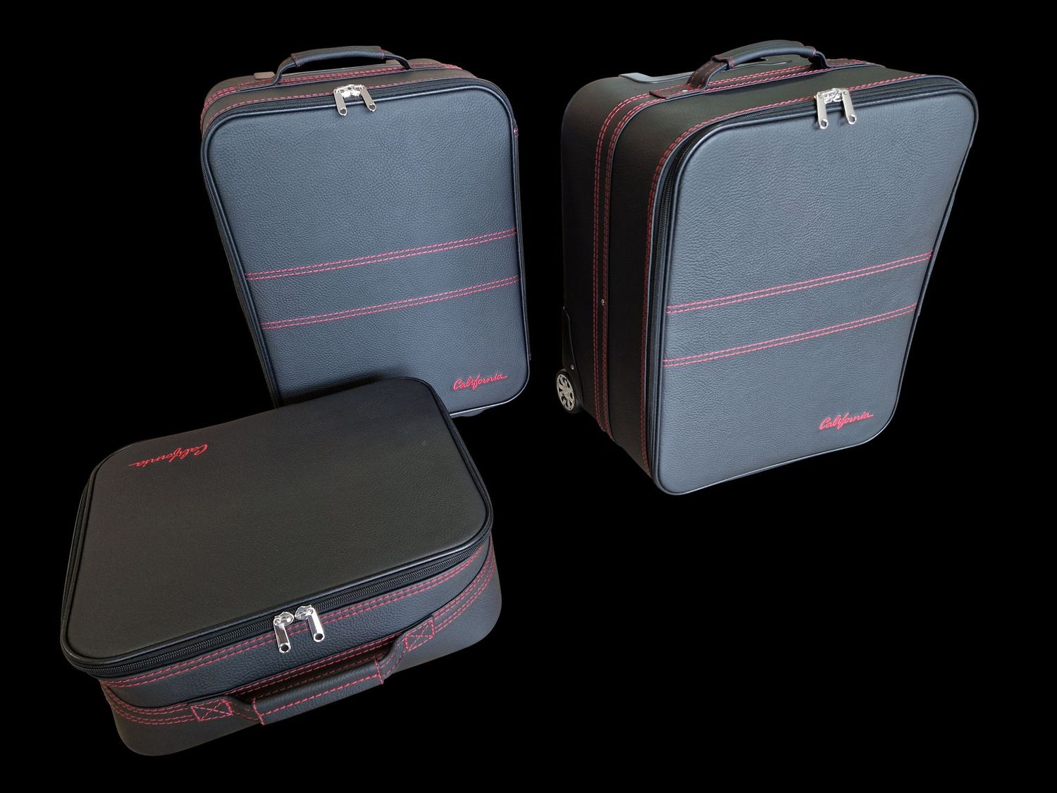 Roadsterbag suitcase set Ferrari California 7-piece Red