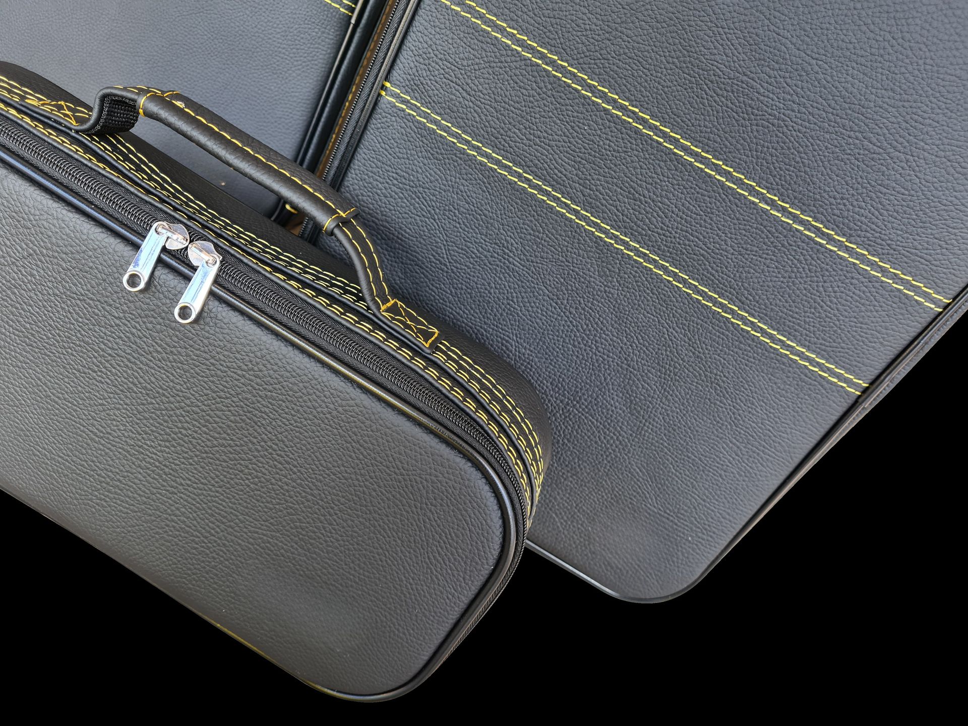 Roadsterbag kofferset Ferrari 812 Superfast + Gele naad