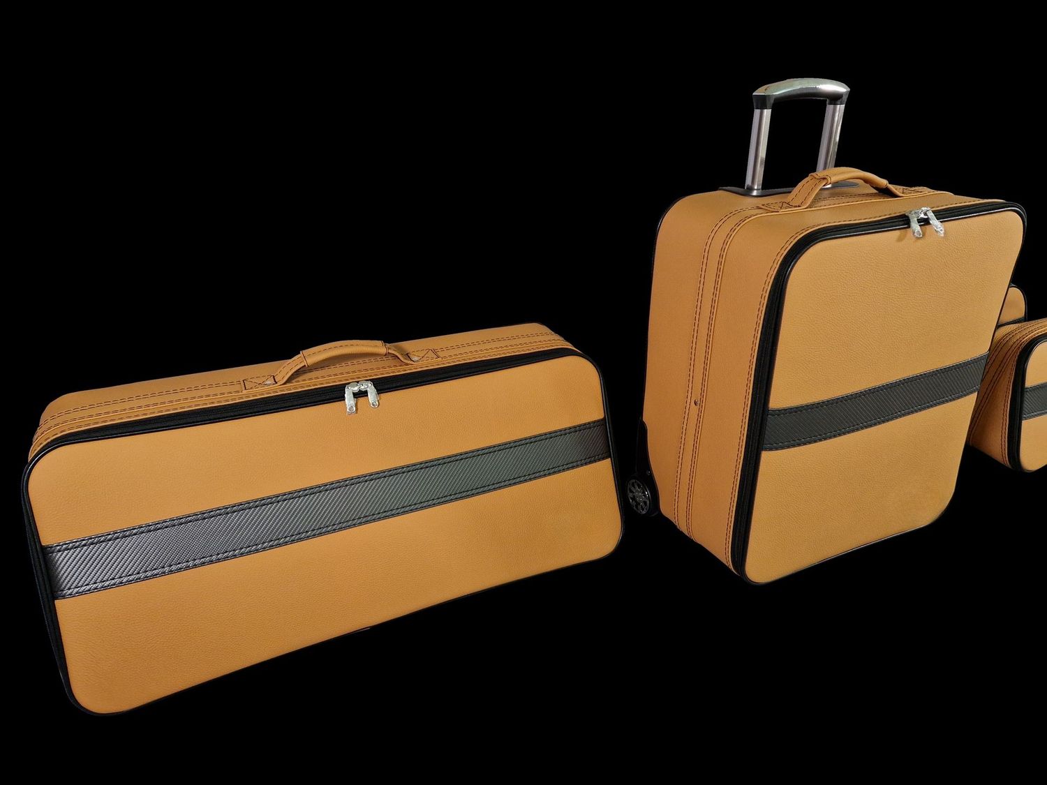 Roadsterbag suitcase set Ferrari F8 Tributo Sabbia (4-piece)