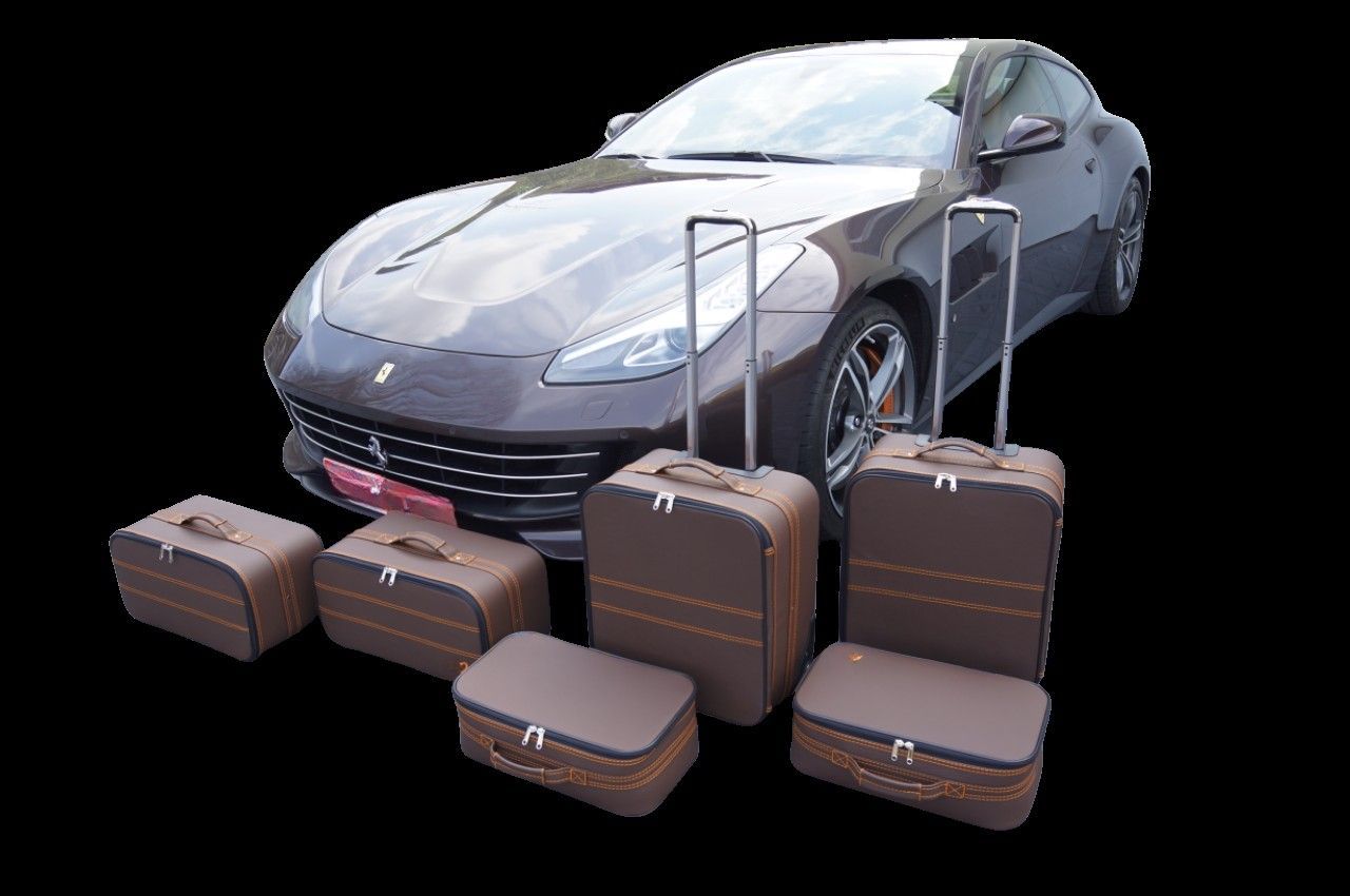 Roadsterbag suitcase set Ferrari GTC 4 Lusso Brown