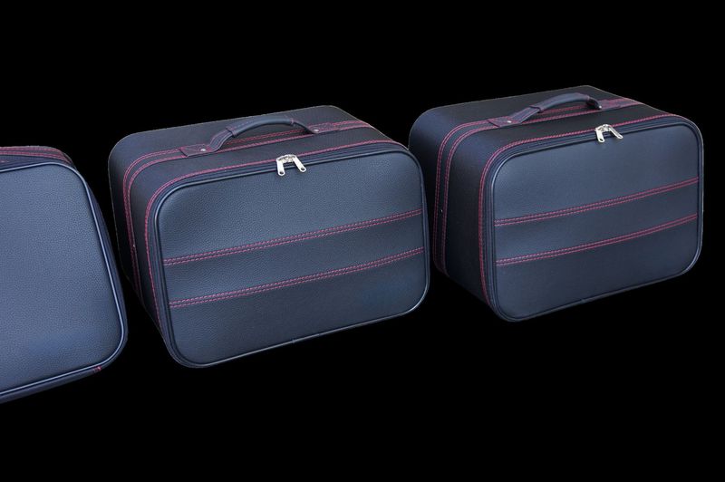 Roadsterbag suitcase set for BMW Z3 with red seams