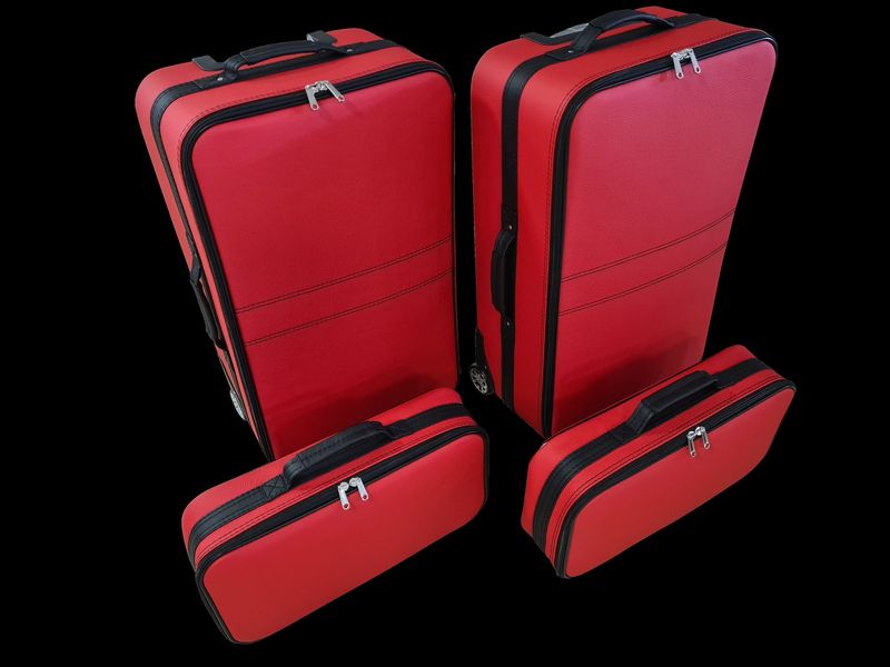 Roadsterbag suitcase set for BMW Z4 (G29) from 2018 leather Ferrari