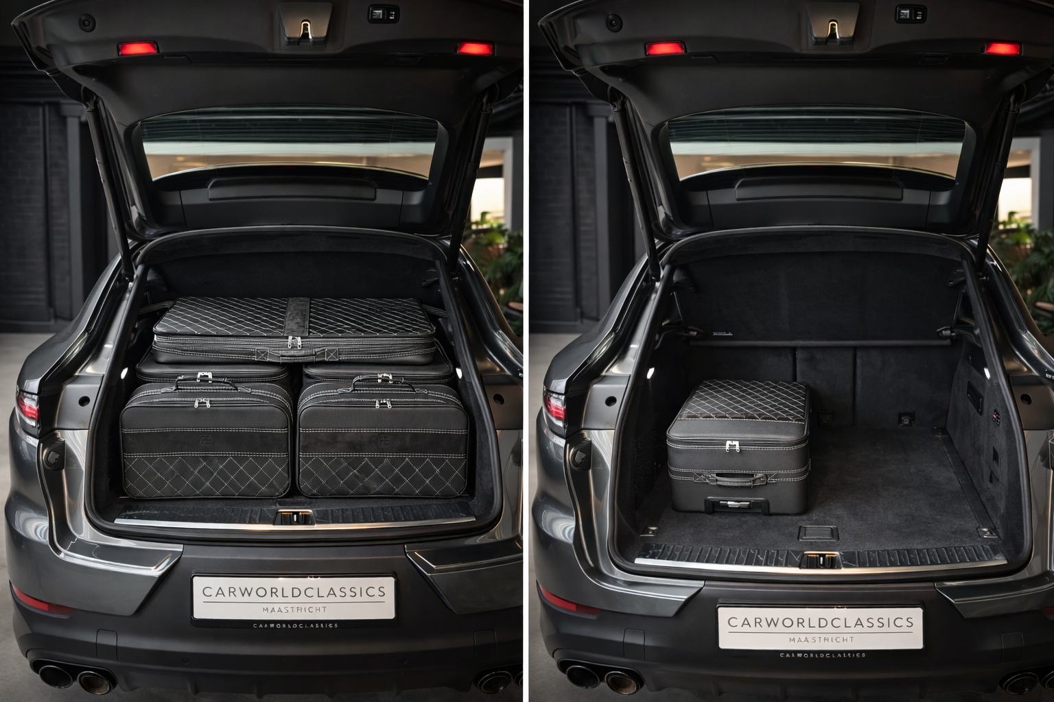 Roadsterbag kofferset Porsche Cayenne Coupe Hybrid