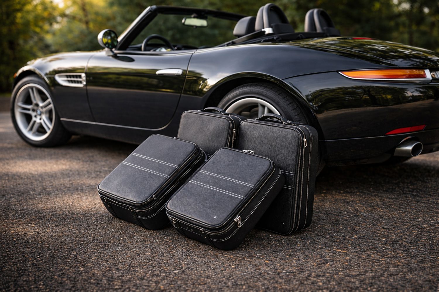 Roadsterbag suitcase set for BMW Z8 (4-piece)