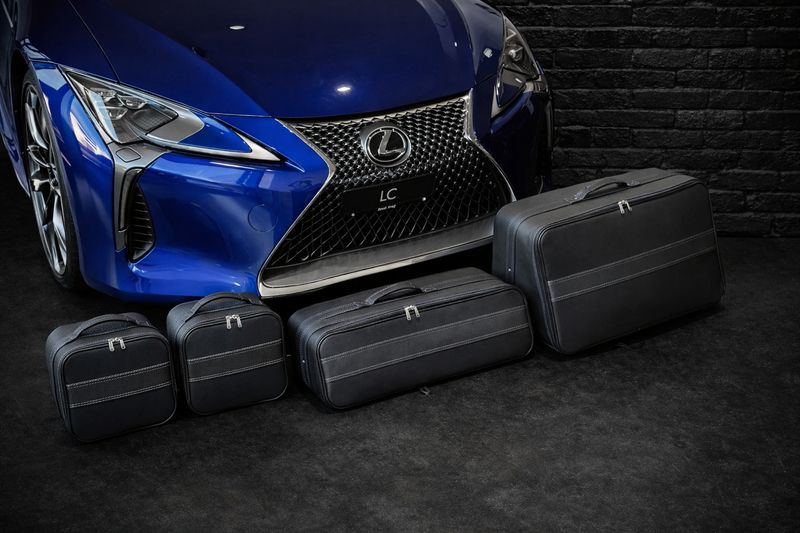 Roadsterbag kofferset Lexus LC500 Cabriolet 4-delig kofferbak