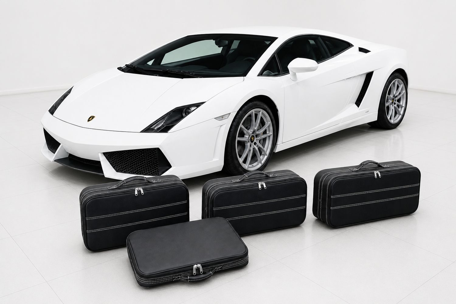 Roadsterbag kofferset Lamborghini Gallardo Coupe (4-dlg) Roadsterbag kofferset Lamborghini Gallardo Coupe (4-dlg)