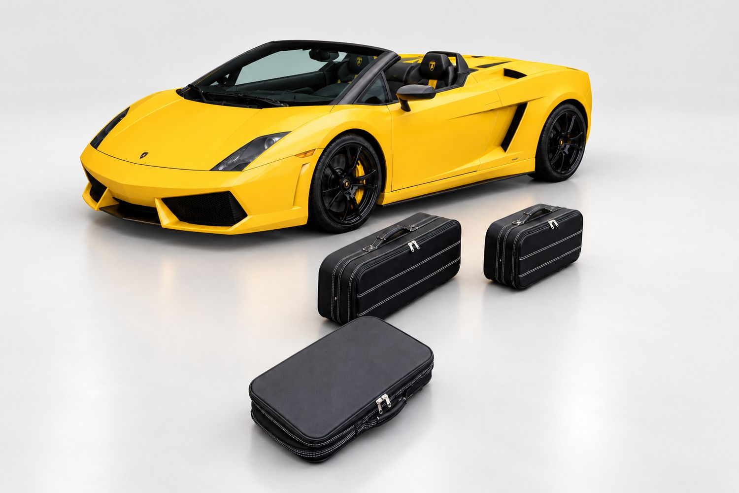 Roadsterbag kofferset Lamborghini Gallardo Spyder (3-dlg) Roadsterbag kofferset Lamborghini Gallardo Spyder (3-dlg)
