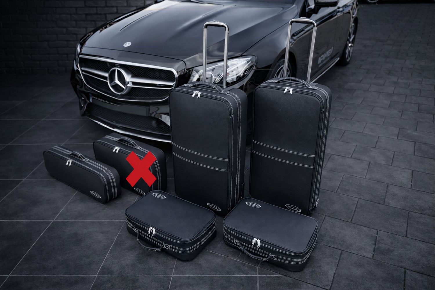Roadsterbag suitcase set Mercedes E-Class Cabriolet (A238) 5-piece