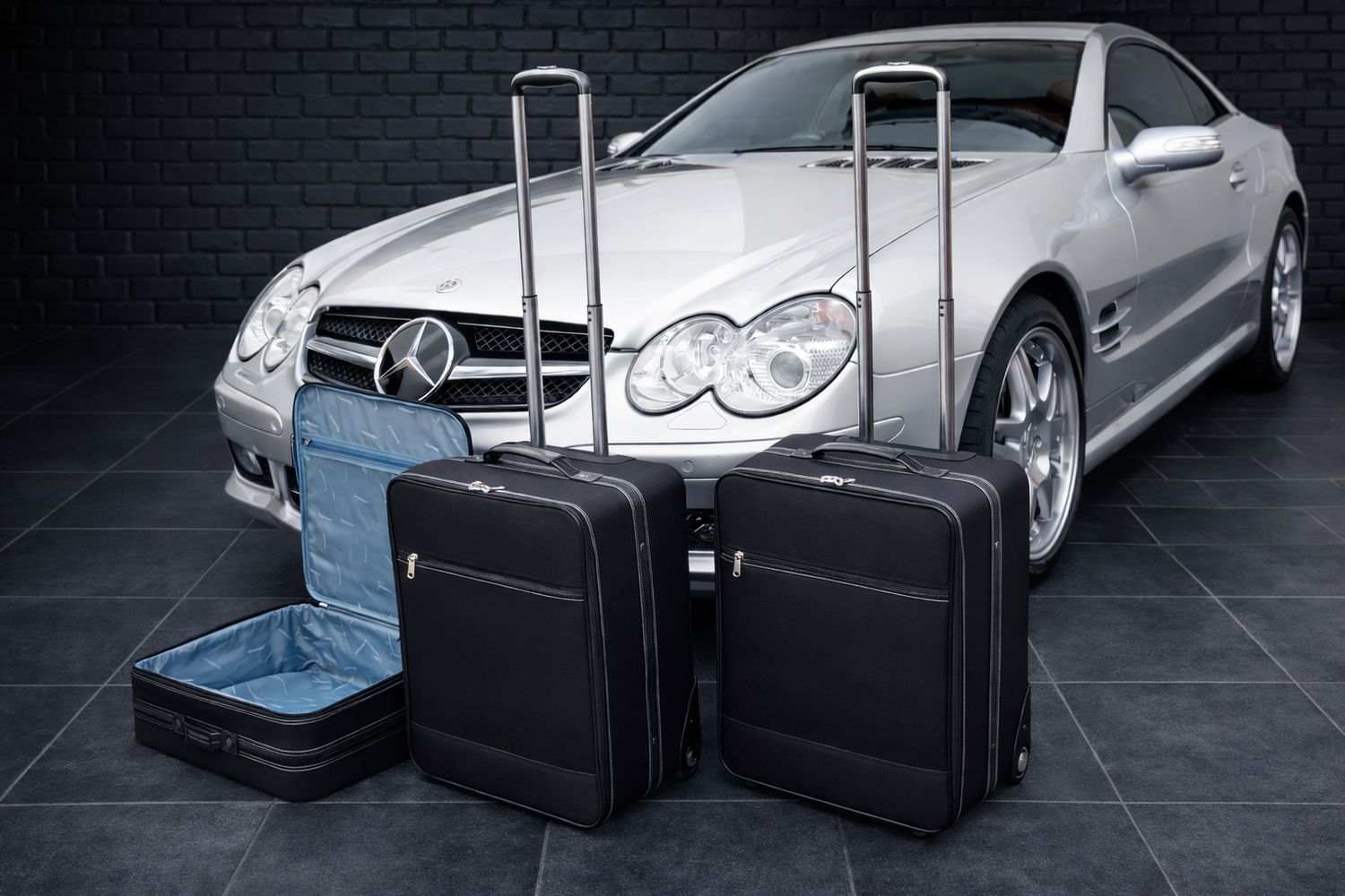 Roadsterbag suitcase set Mercedes SL (R230)