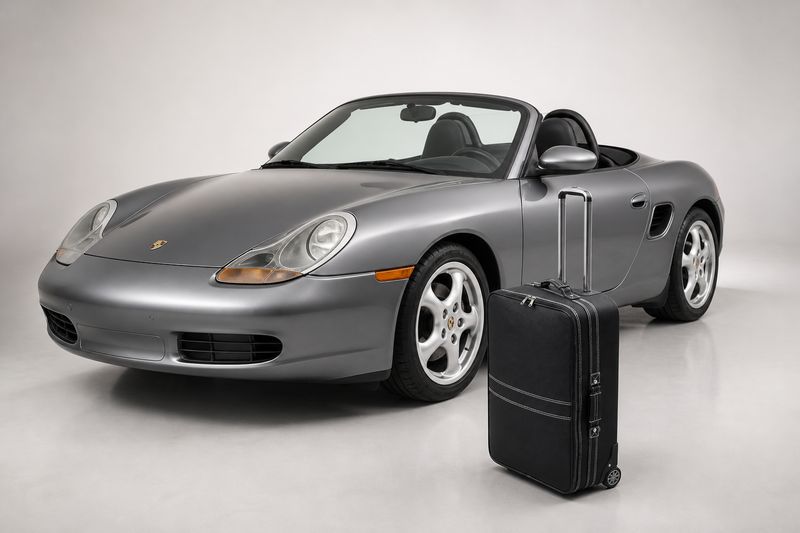 Roadsterbag suitcase set Porsche 986 Boxster rear