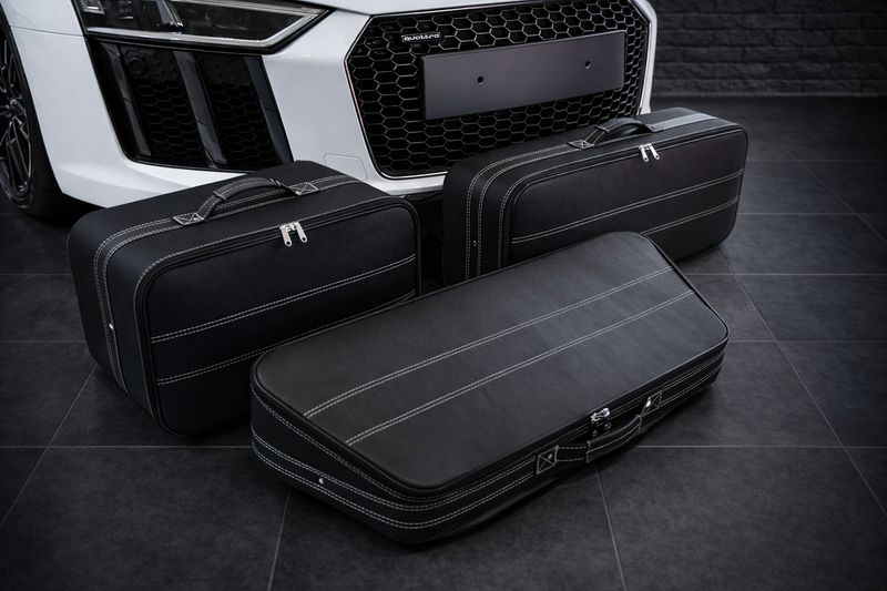 Roadsterbag suitcase set Audi R8 Coupe up to 2015 (full leather)