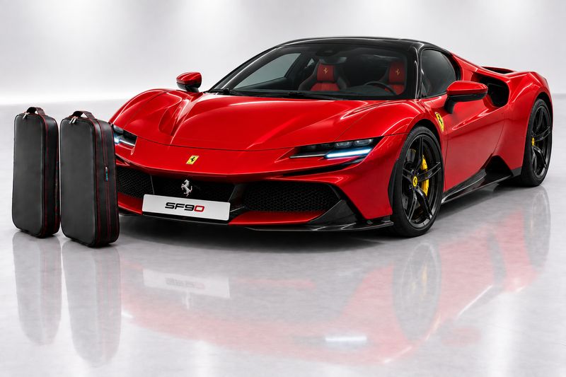 Roadsterbag luggage set Ferrari SF90 Coupe & Spider interior (2-pcs)