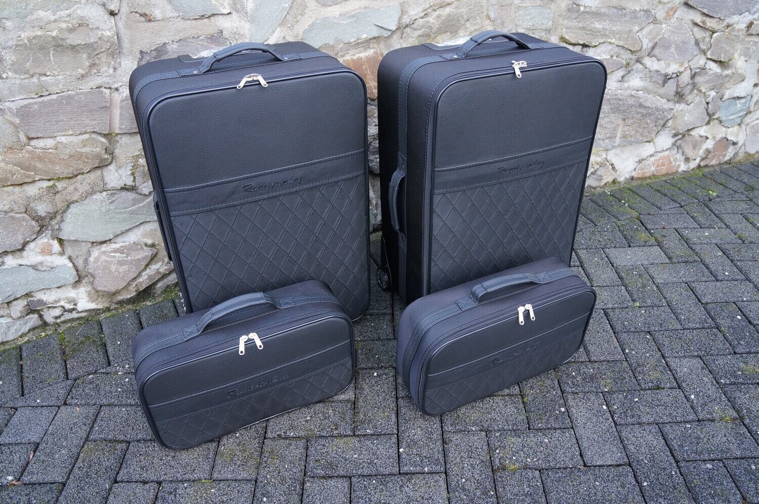 Roadsterbag suitcase set Porsche Cayenne Triple Black Roadsterbag suitcase set Porsche Cayenne Triple Black