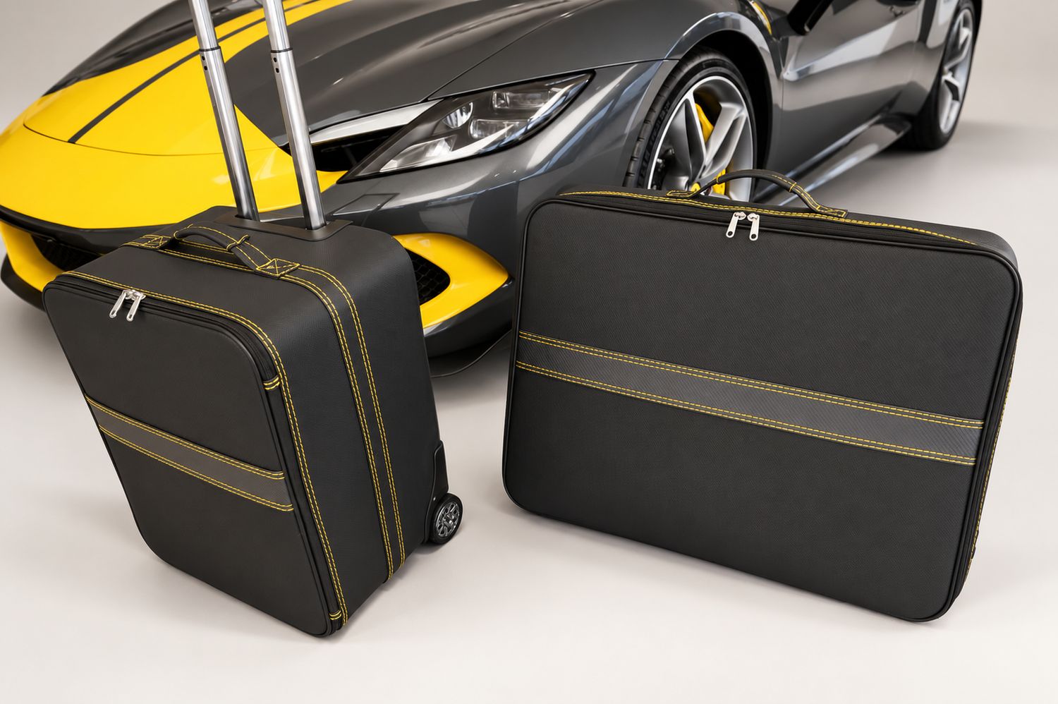 Roadsterbag suitcase set Ferrari 296 GTS trunk Roadsterbag suitcase set Ferrari 296 GTS trunk