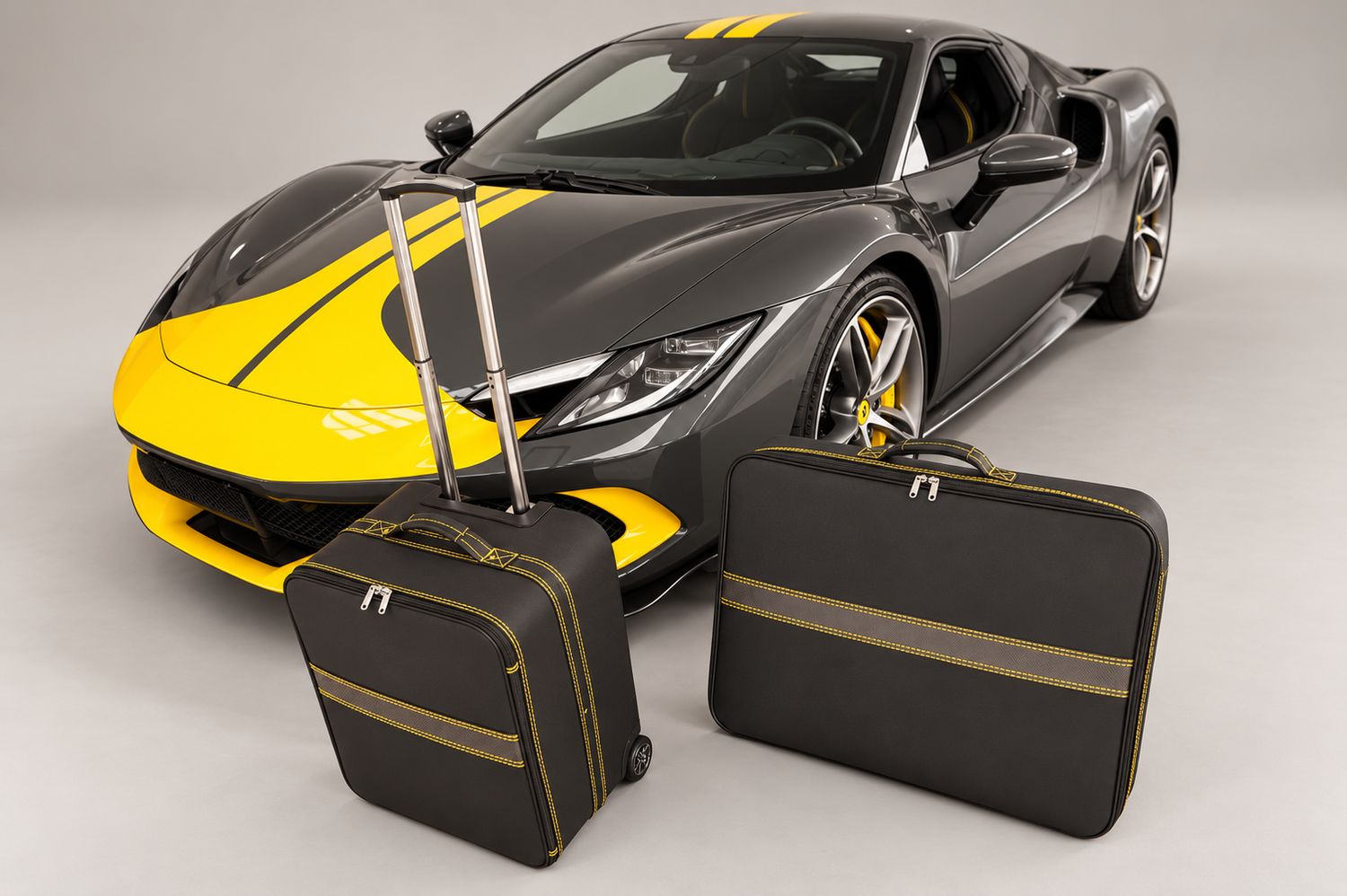 Roadsterbag suitcase set Ferrari 296 GTB trunk