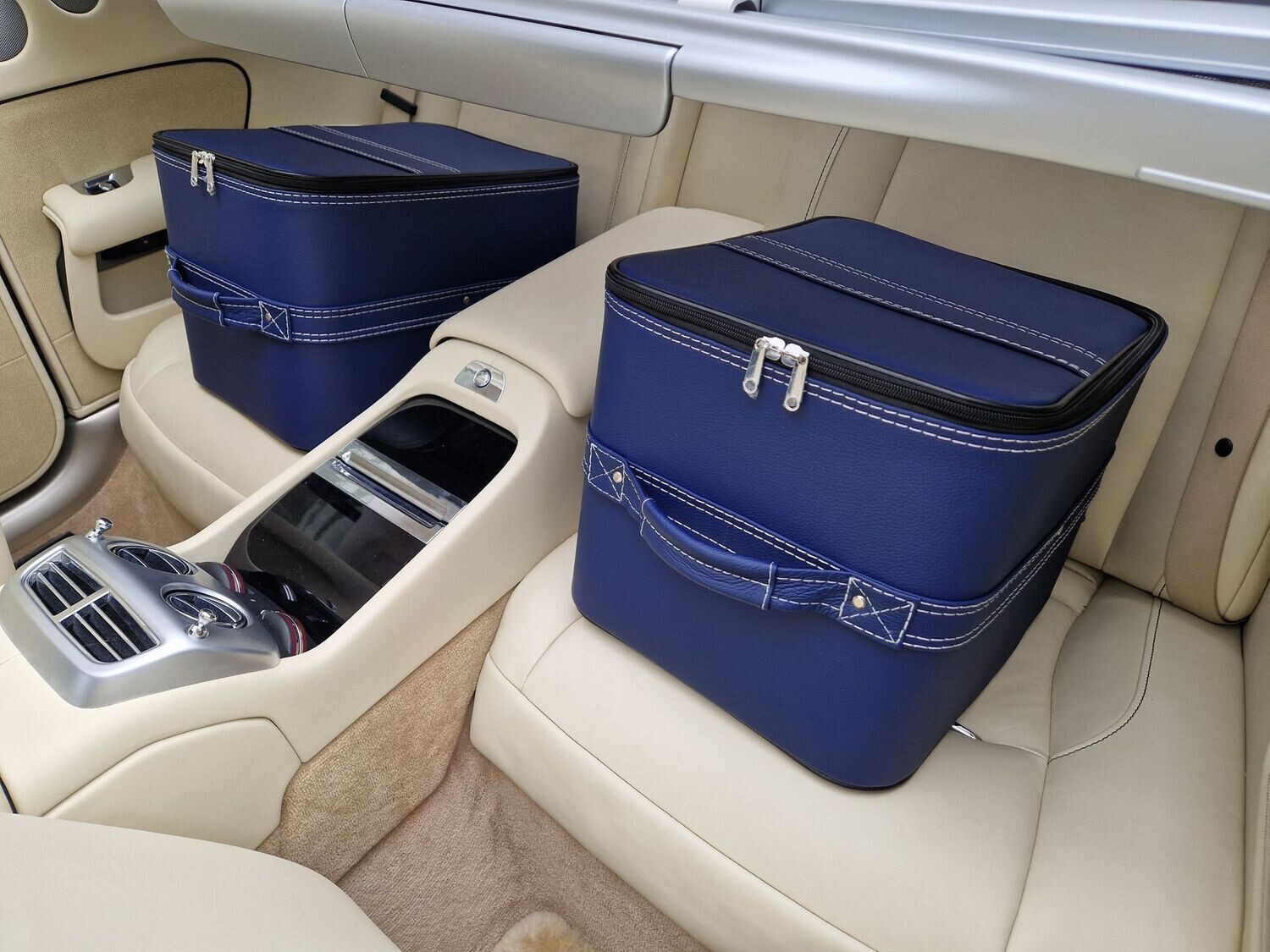 Roadsterbag suitcase set Rolls Royce Dawn (2016-) rear seat 2-piece