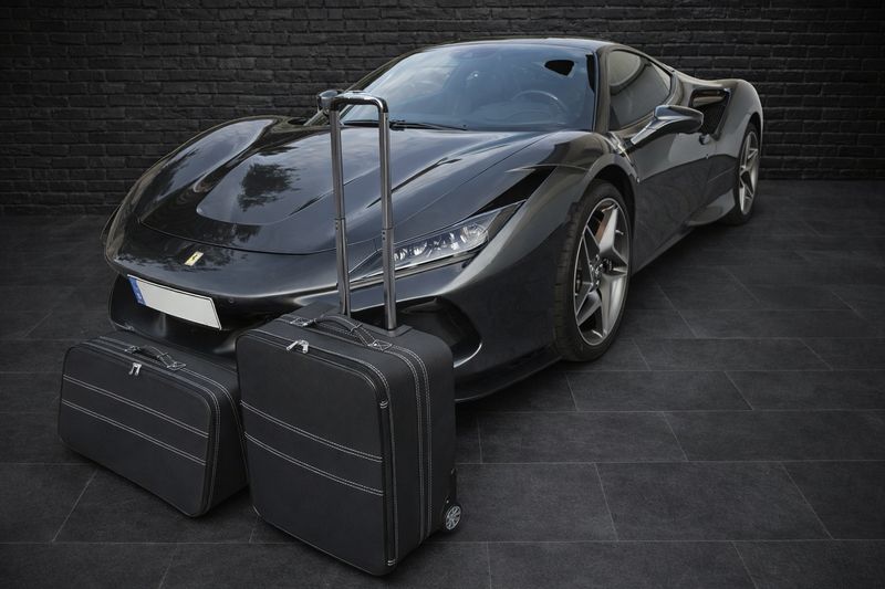 Roadsterbag suitcase set Ferrari F8 Spider (2-piece) front