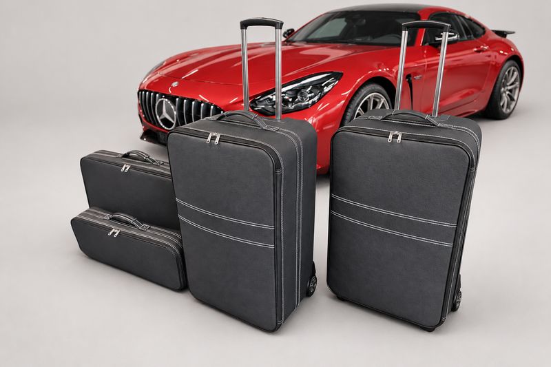Roadsterbag suitcase set Mercedes AMG GT Coupe 2024 6-piece leather
