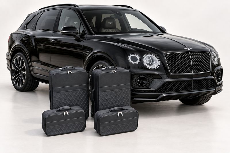 Roadsterbag suitcase set Bentley Bentayga 4-piece "Tripple Black"
