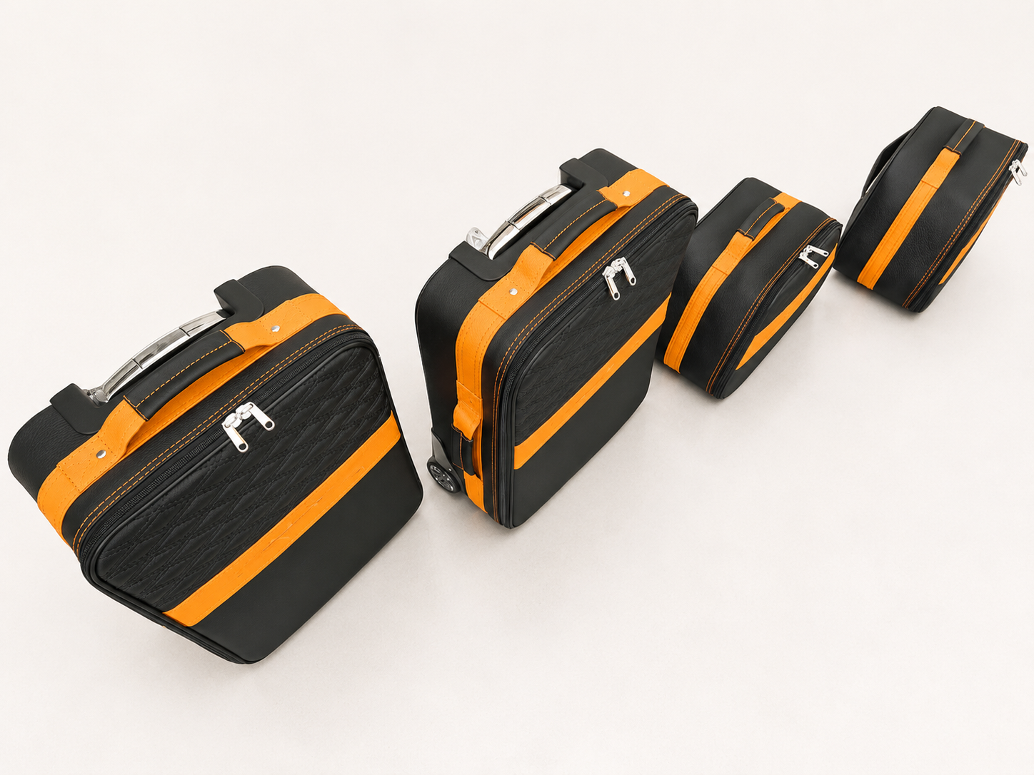Roadsterbag kofferset Bentley Continental GTC Hybride 2024- Mandarin Striping (6-dlg)