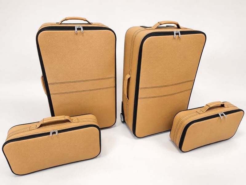 Roadsterbag suitcase set for BMW Z4 (G29) from 2018 LEATHER SABBIA
