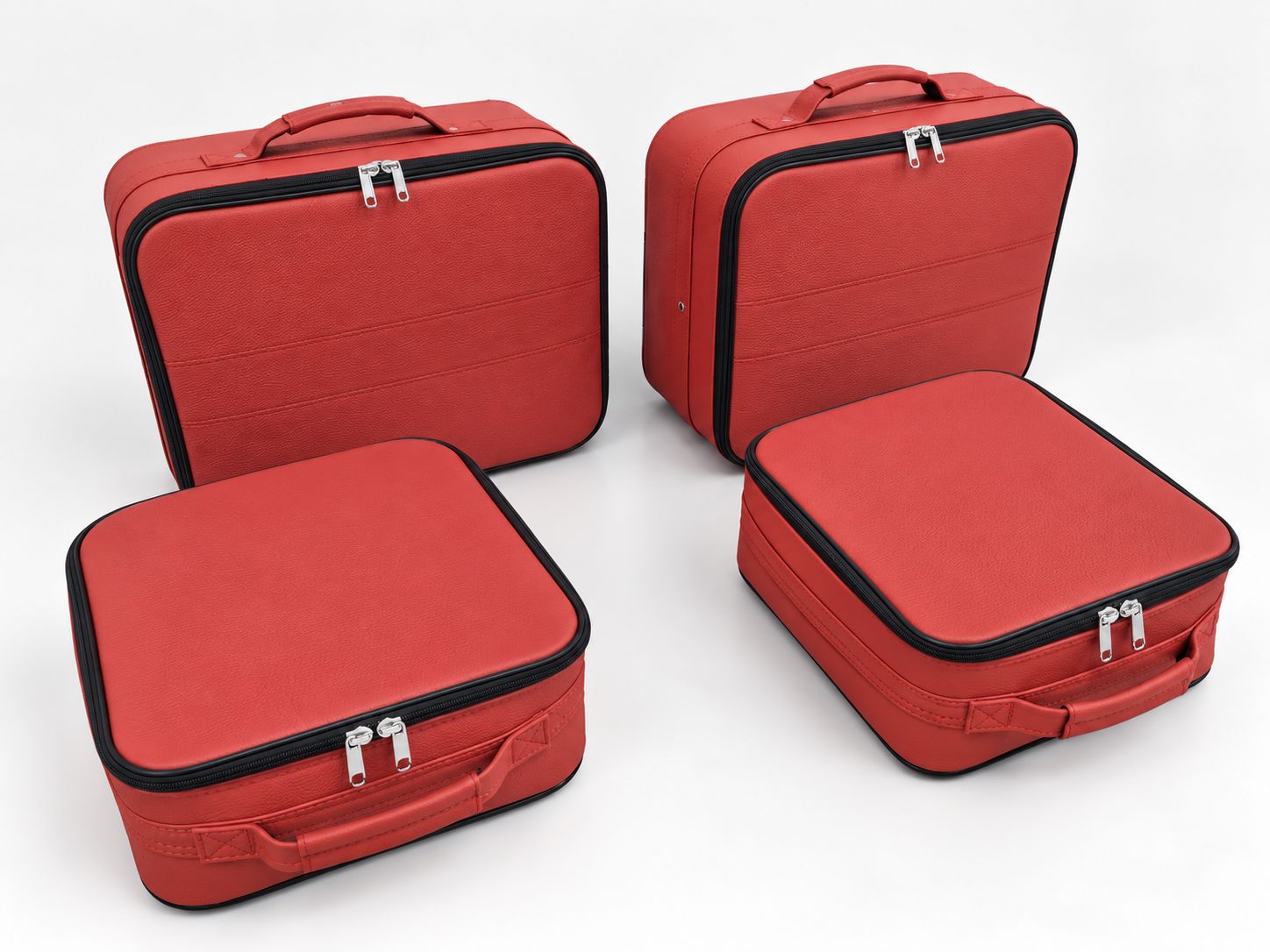 Roadsterbag suitcase set Porsche 992 rear seat in Siegelstein leather Roadsterbag suitcase set Porsche 992 rear seat in Siegelstein leather