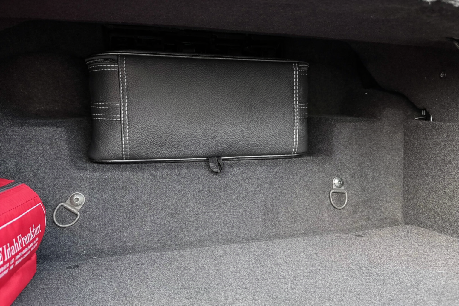Roadsterbag kofferset Ferrari Roma Spider + zilverwitte stiknaden (5-dlg)