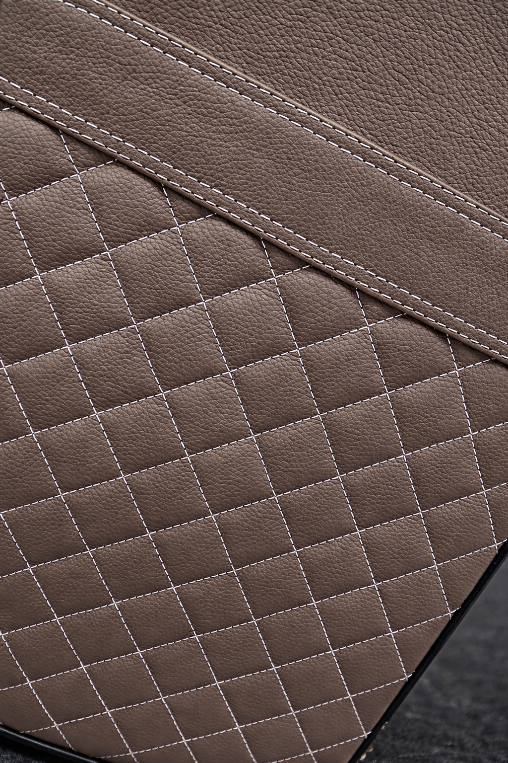 Roadsterbag kofferset Porsche 718 Boxster voorzijde (volleder) Espresso (3-dlg)