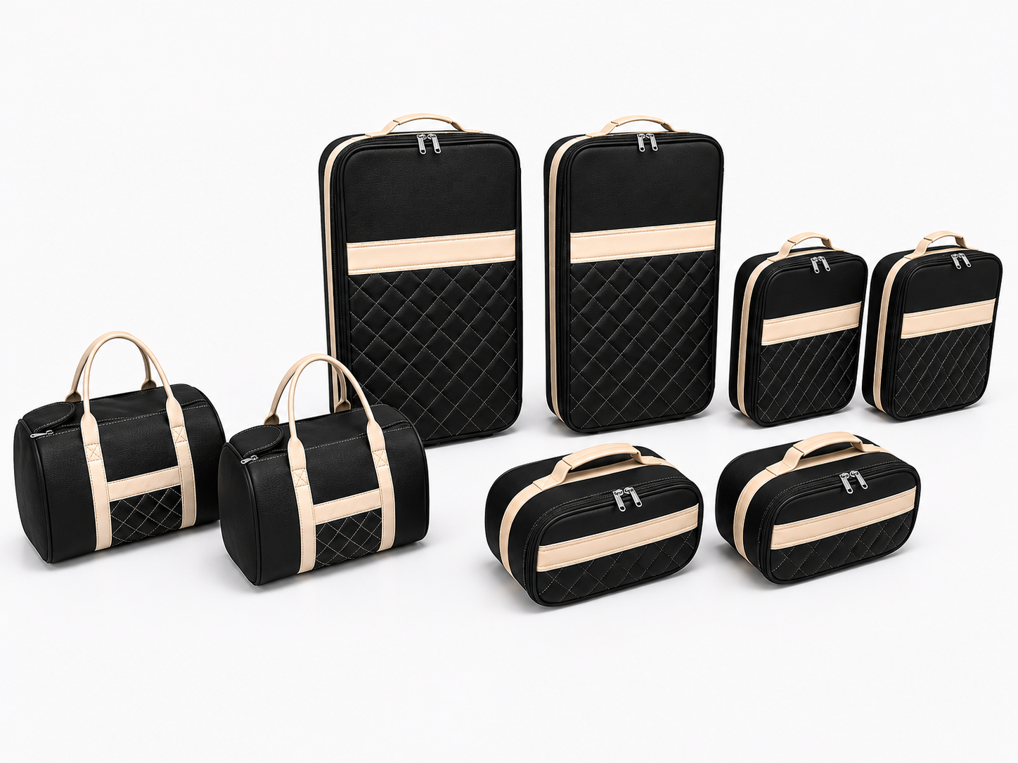 Roadsterbag kofferset Jaguar XK Cabriolet Hermes Sand (8-dlg)