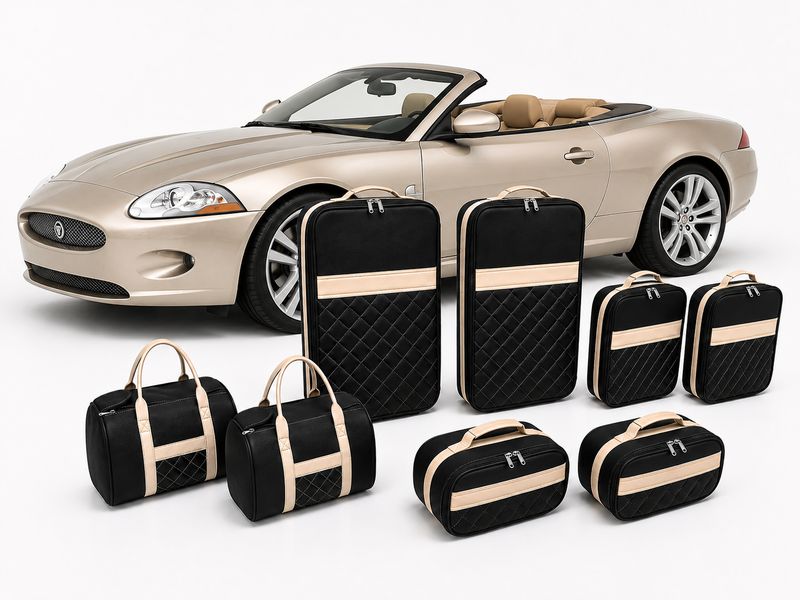Roadsterbag luggageset Jaguar XK Cabriolet Hermes Sand (8-pcs)