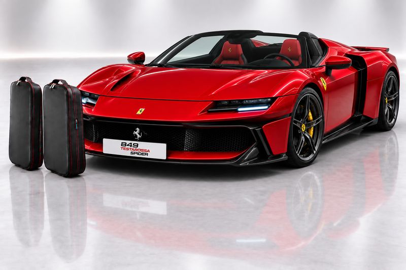 Roadsterbag luggage set Ferrari 849 Testarossa Spider interior (2-pcs)